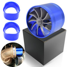 BLUE TURBONATOR Performance Turbo Entrada de Ar Supercharger Ventilador Kit POUPANÇA DE GÁS comprar usado  Enviando para Brazil
