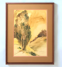 Watercolor painting signed for sale  Tucson