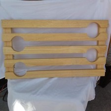 Usado, Suporte de madeira pendurado para vidro de vinho vidro display bar armazenamento comprar usado  Enviando para Brazil