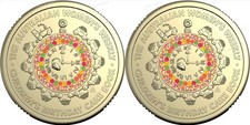 2x - Reloj Hickory Dickory Tren Ratón Rocía Niños Moneda de $2 Dólares segunda mano  Embacar hacia Mexico