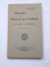 Souvenirs directeur artillerie d'occasion  Muzillac