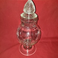 Frasco de doces Globe com tampa de cone país farmácia balcão vidro boticário comprar usado  Enviando para Brazil