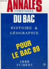 Annales brevet corrigees d'occasion  France