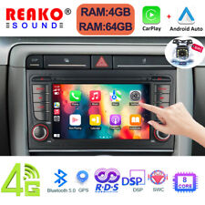 Para Audi A4 2002-08 Android 13 9" CarPlay/Android Auto carro estéreo GPS DSP AI SAT comprar usado  Enviando para Brazil