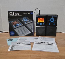 Processador de pedal multiefeitos para guitarra Zoom G1on com instruções, caixa e papéis comprar usado  Enviando para Brazil