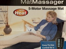 HoMedics MatMassager 5 Motor Massageador de Corpo Inteiro Roll-up Mat com Controle Remoto (sem Calor) comprar usado HoMedics MatMassager 5 Motor Massageador de Corpo Inteiro Roll-up Mat com Controle Remoto (sem Calor) comprar usado  Enviando para Brazil