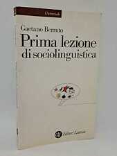Prima lezione sociolinguistica usato  Arezzo