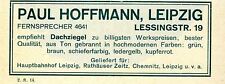 Leipzig paul hoffmann gebraucht kaufen  Hamburg