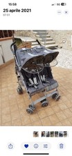 Passeggino gemellare maclaren usato  Terni
