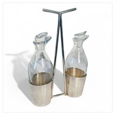 Usado, Porta Olio e Aceto Vintage Christofle Gallia LINO SABATTINI Silver Plated 1958 comprar usado  Enviando para Brazil