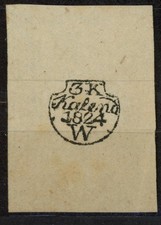 Áustria Kalenderstempel calendário imposto 1824 Wien receita fiscal, usado comprar usado  Enviando para Brazil