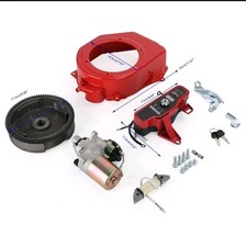 Kit de partida elétrica volante motor de partida ignição para Honda GX160 5.5HP GX200, usado comprar usado  Enviando para Brazil