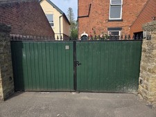 Steel drive gates for sale  CHESTERFIELD