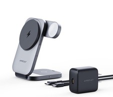 Estação de carregamento 3 em 1, carregador sem fio MagFusion Z dobrável com certificação Qi2 15W... comprar usado  Enviando para Brazil
