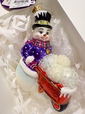 Radko snow ornament for sale  Portland