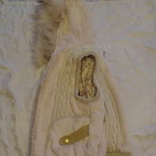 Beige fur sleeveless for sale  Brooklyn