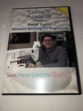 Quilter's Academy David Taylor Machine Quilting for Beginners DVD comprar usado  Enviando para Brazil