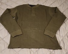 Thermal henley button for sale  Martinsville
