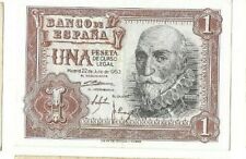 ESPAÑA: 1 PESETA MARQUES STA. CRUZ. AÑO 1953. CON SERIE. MBC+. ENVIO GRATIS. comprar usado  Enviando para Brazil