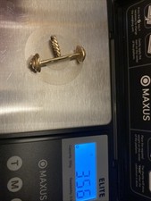 Pingente de berloque vintage de ouro 14K haltere para levantamento de peso 3,5 gramas comprar usado  Enviando para Brazil