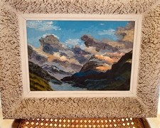 Tableau paysage montagneux d'occasion  Sainte-Foy-lès-Lyon