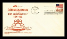 Usado, CAPA NAVAL DOS EUA JACKSONVILLE SSN-699 COMISSIONAMENTO GROTON CONNECTICUT comprar usado  Enviando para Brazil