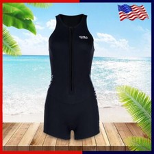 Maiô protetor solar feminino neoprene 2 mm com zíper frontal peça única comprar usado  Enviando para Brazil