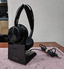 Fone de Ouvido Sem Fio Poly Voyager Focus 2 VFOUCS2 com Suporte de Carregamento | O788, usado comprar usado  Enviando para Brazil