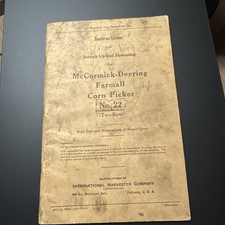 Vtg mccormick deering for sale  Des Moines