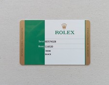 Rolex guarantee warranty usato Rolex guarantee warranty usato  Corropoli
