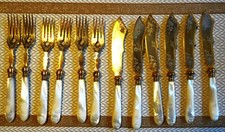 Fischbesteck antik jugendstil gebraucht kaufen  Berlin