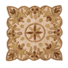 Tapete de mesa único creme com miçangas à mão Sanskriti rede decoração para casa parede pendurada carvalho comprar usado  Enviando para Brazil