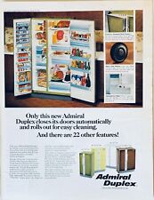 Usado, 1968 ADMIRAL Freezer Duplex Geladeira Vintage Magazine Ad 14x11" +anúncio na parte de trás comprar usado  Enviando para Brazil