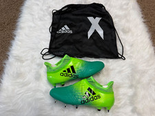 Usado, Chuteiras de futebol masculinas BB1079 Adidas X 16 + Purechaos SG verde preto tamanho 8,5 comprar usado  Enviando para Brazil