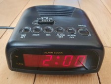 Black alarm clock for sale  READING