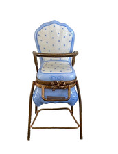 Cadeira alta vintage Limoges francesa de porcelana pintada à mão para bebê caixa de bugigangas comprar usado  Enviando para Brazil