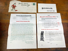 Usado, 1904 Bissell Carpet Sweeper Co. LOTE DE PAPEL Oferta de Natal, SANTA Usando Varredora! comprar usado  Enviando para Brazil