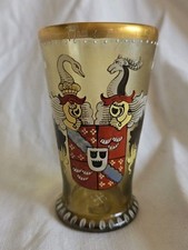 Gobelet verre emaillé d'occasion  Hazebrouck