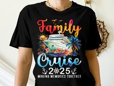 Camiseta Family Cruise 2025 fazendo memórias presente para homens mulheres viagem de férias comprar usado  Enviando para Brazil