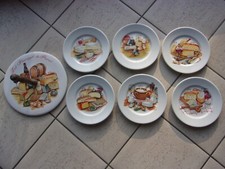 Service vintage assiettes d'occasion  Le Quesnoy