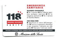 Carta telefonica 118 usato  Latina