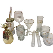 Conjunto de taças de coquetel marca Au Vodka Merch copo abacaxi 10x decoração de cozinha comprar usado  Enviando para Brazil