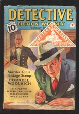 Detective Fiction Weekly 16/04/1938-Capa de colecionador selo-Cornell Woolrich-Pulp c comprar usado  Enviando para Brazil