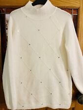 Ladies white diamontes for sale  STOCKPORT