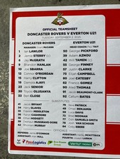Doncaster rovers everton for sale  CANNOCK