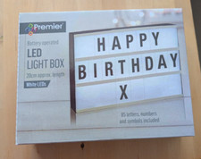Light box white for sale  RADSTOCK