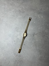 Usado, Relógio feminino folheado a ouro/parte traseira de aço inoxidável comprar usado  Enviando para Brazil