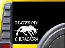 Love chupacabra sticker for sale  Scottsville
