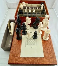 Schachspiel antik 1950er gebraucht kaufen  Hamburg