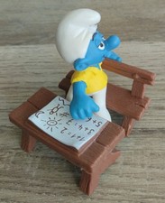 Figurine schtroumpf ecolier d'occasion  Saint-Égrève
